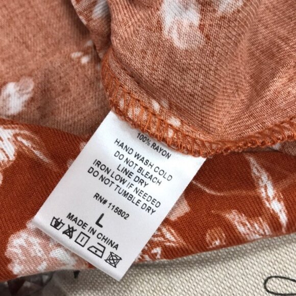 Lush Surplice Printed Blouse - Picture 5 of 5